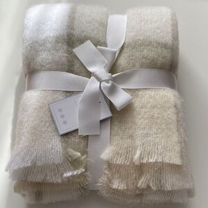 Indigo Luxury Italian Throw NWT